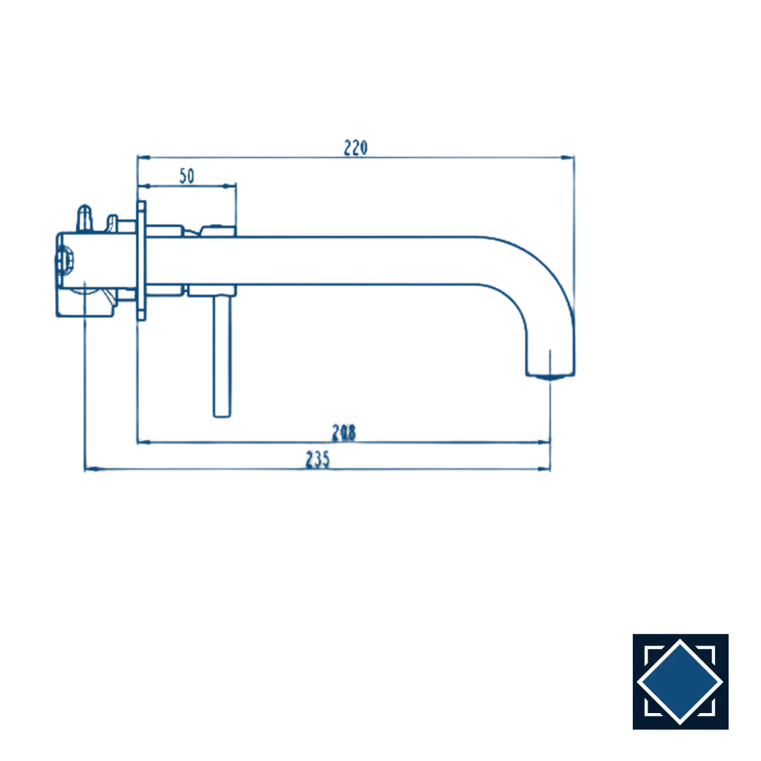 SIRIO Torneira Embutida GME Andrade Pimenta